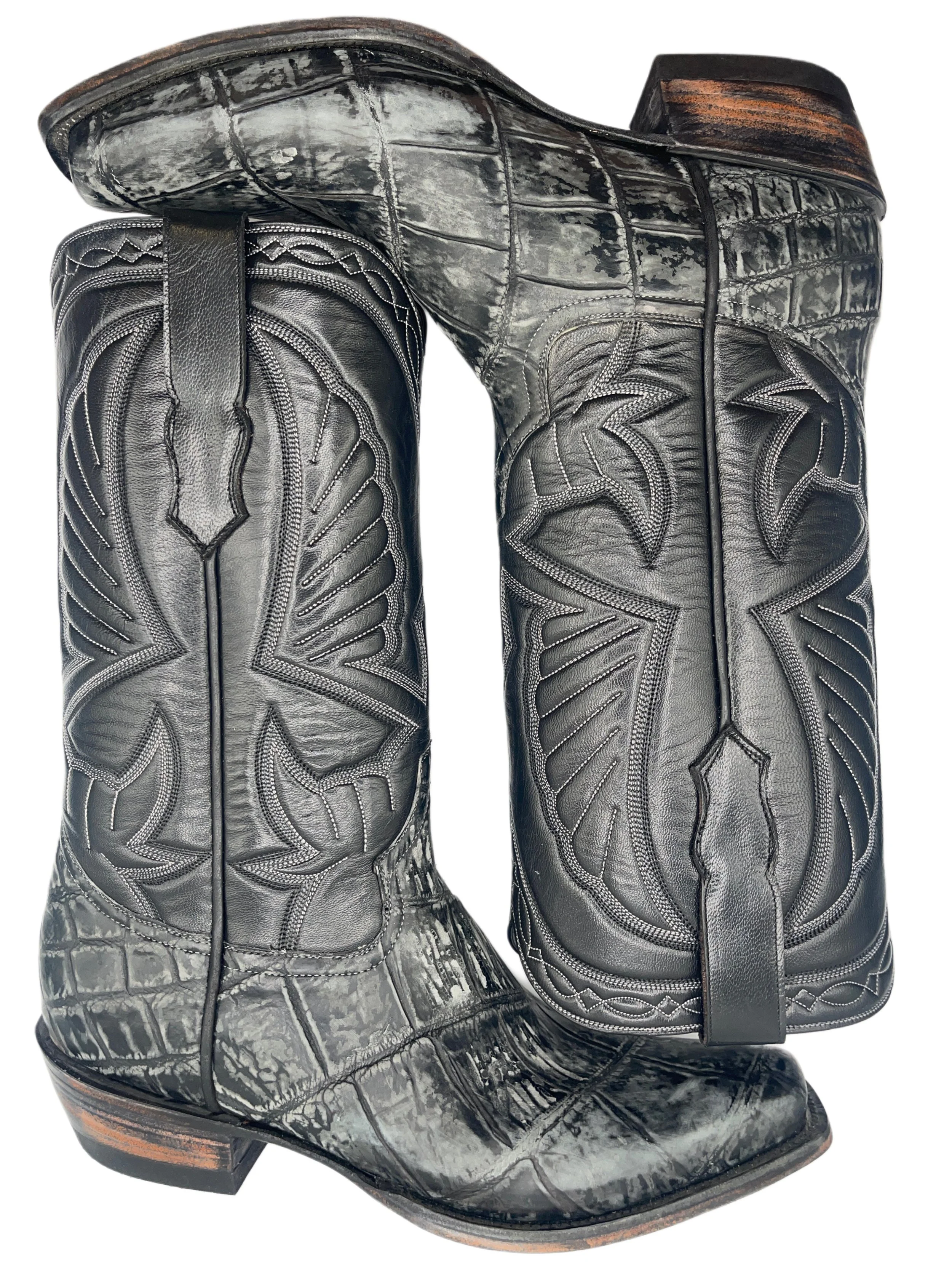 American Alligator Rustic Black Belly