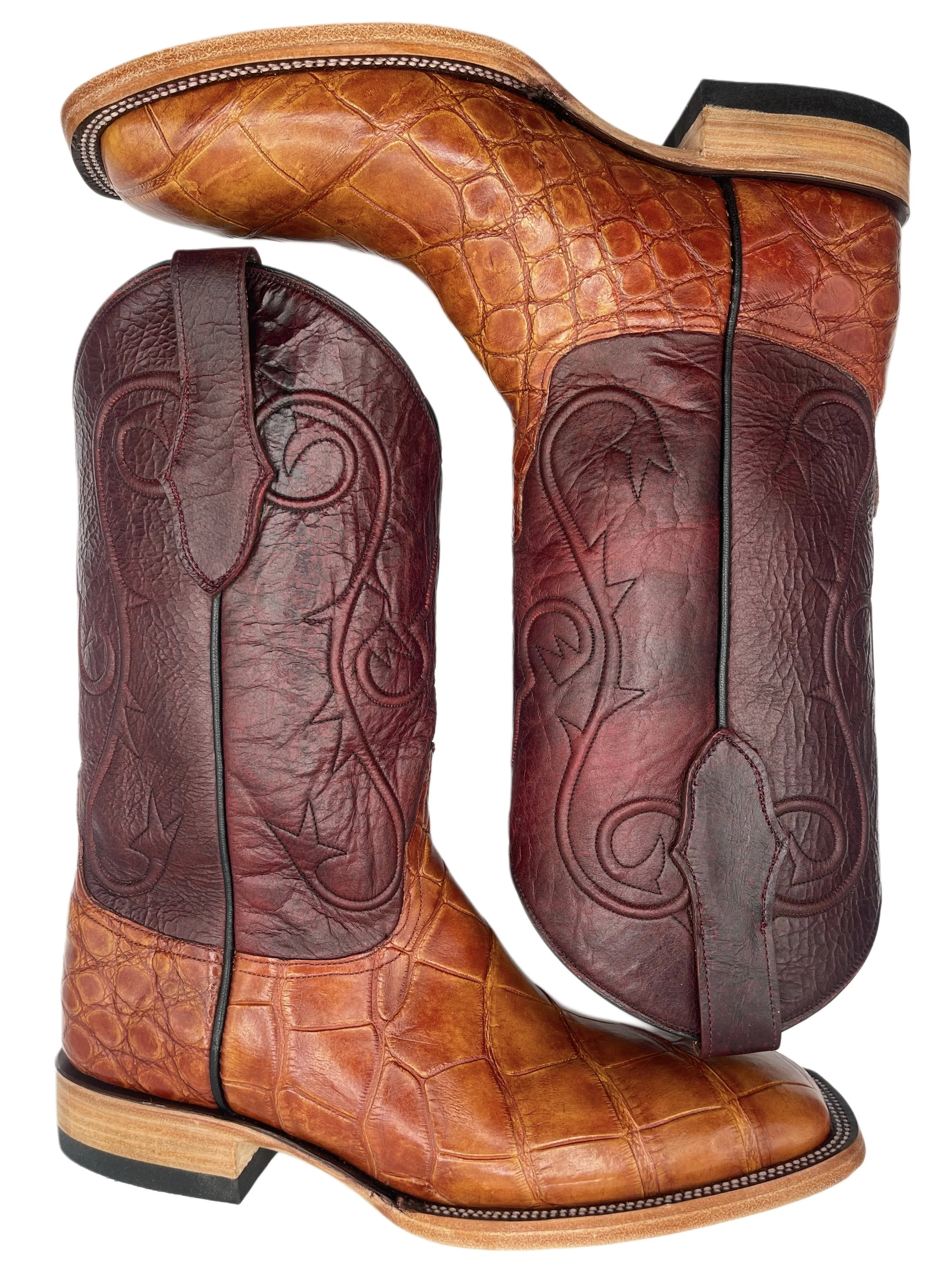 American Alligator Cognac Sunkiss Belly