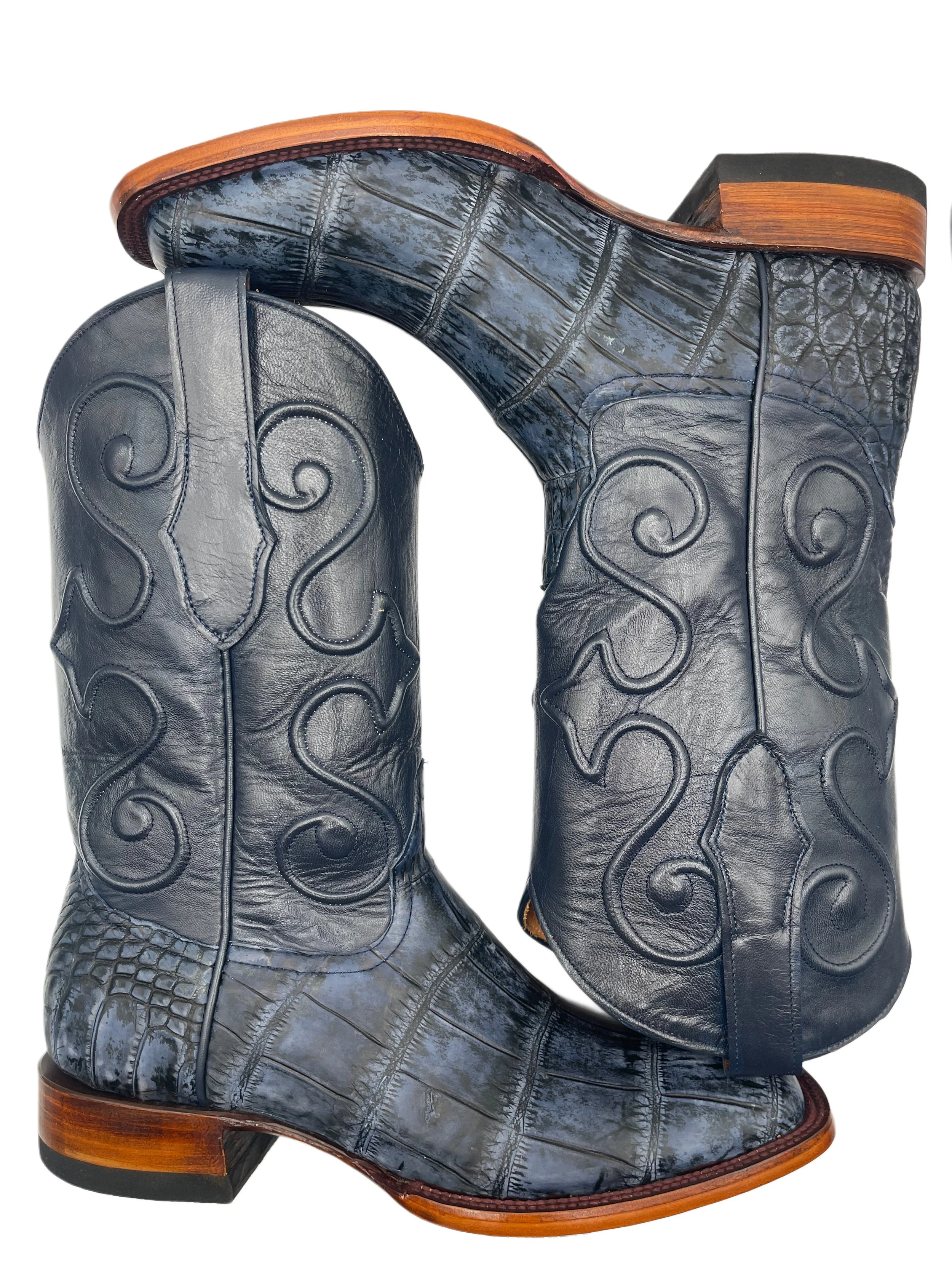 American Alligator Underbelly Denim