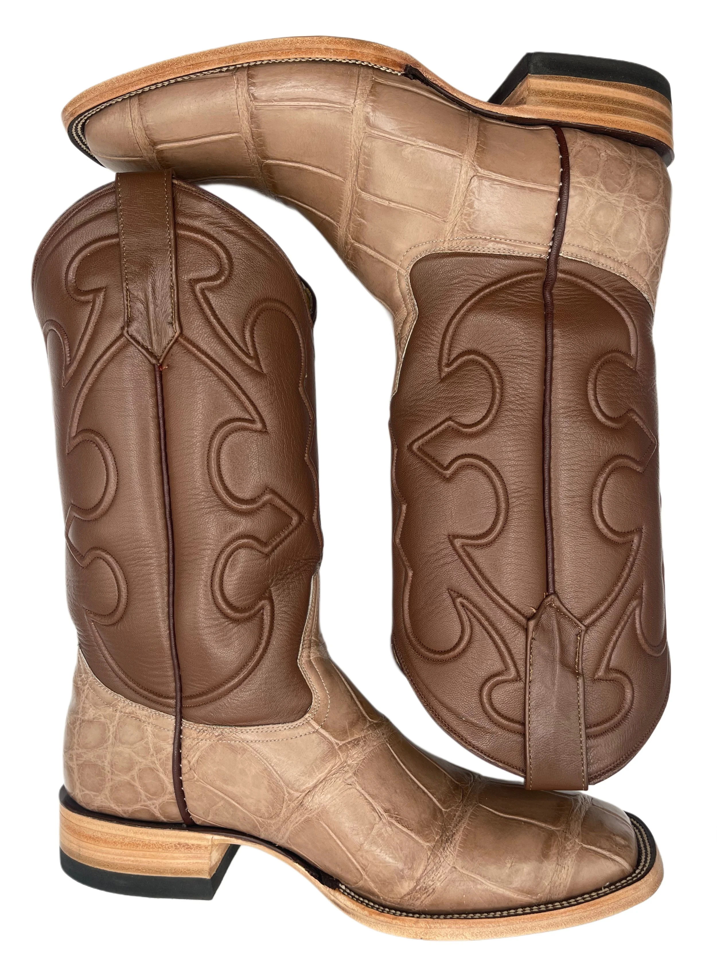 American Alligator Sand Stone Belly