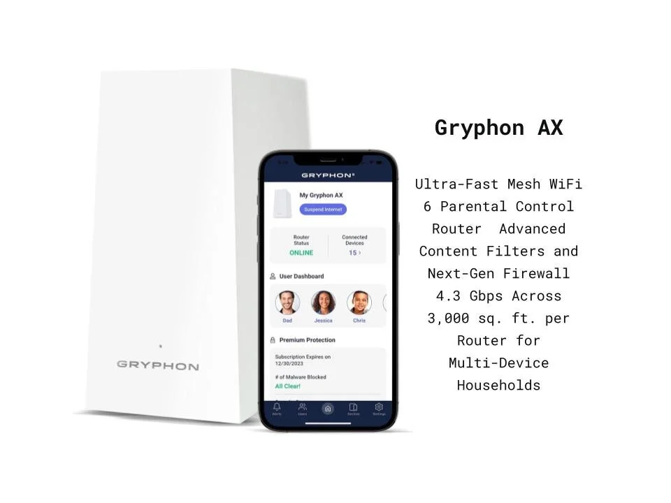 Gryphon AX Mesh Router with Parental Controls