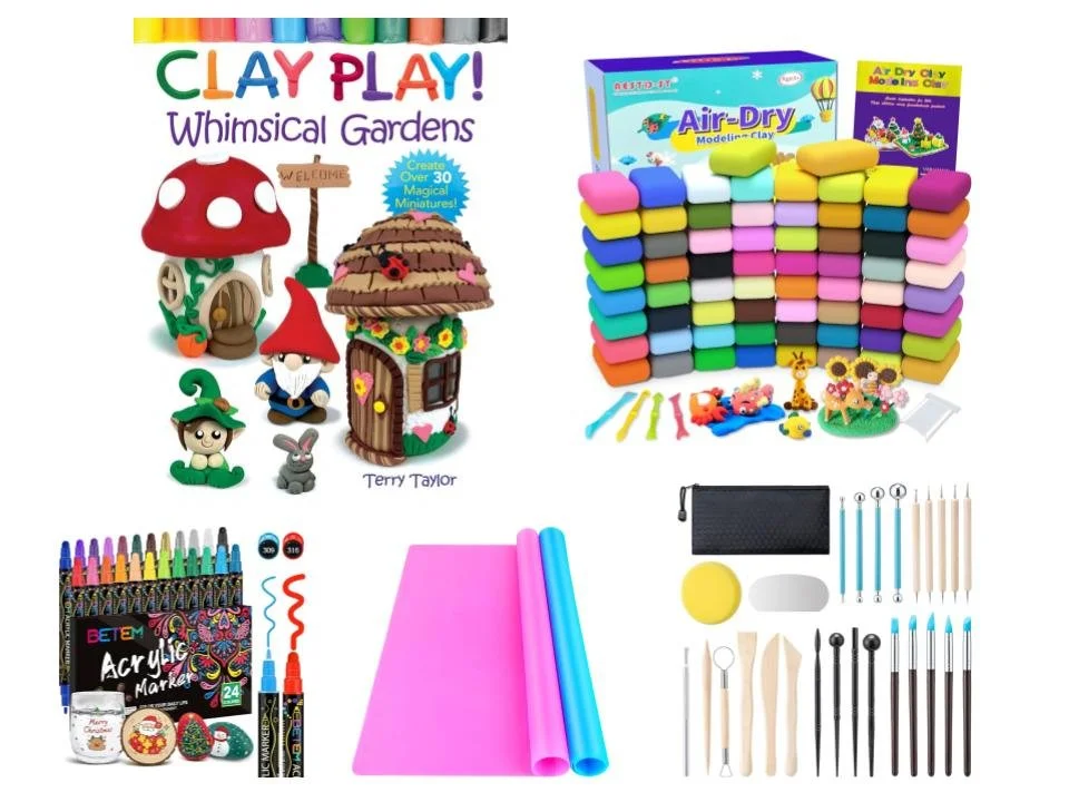 Modeling Clay Air Dry Colored Bundle