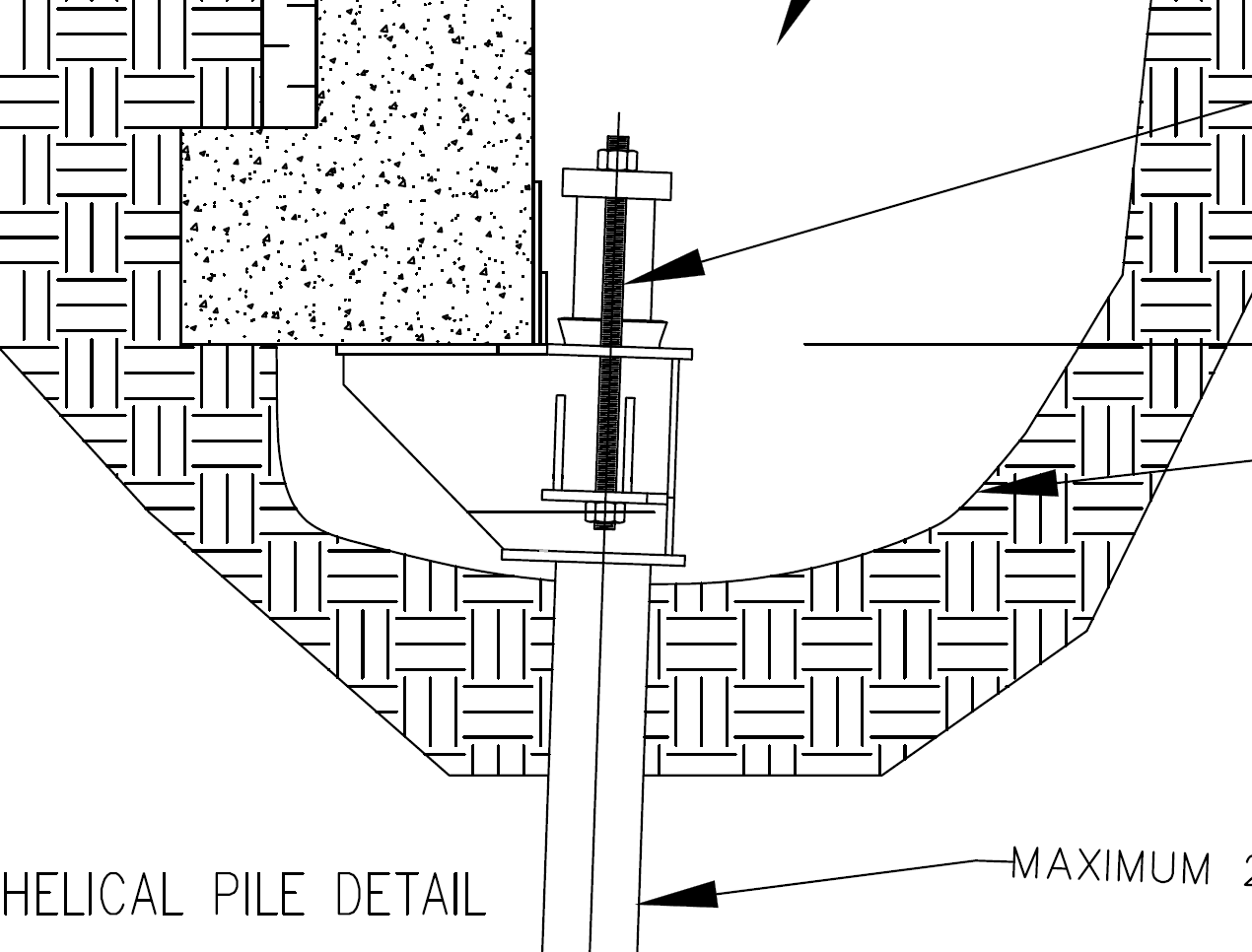 Pile to foundation connection