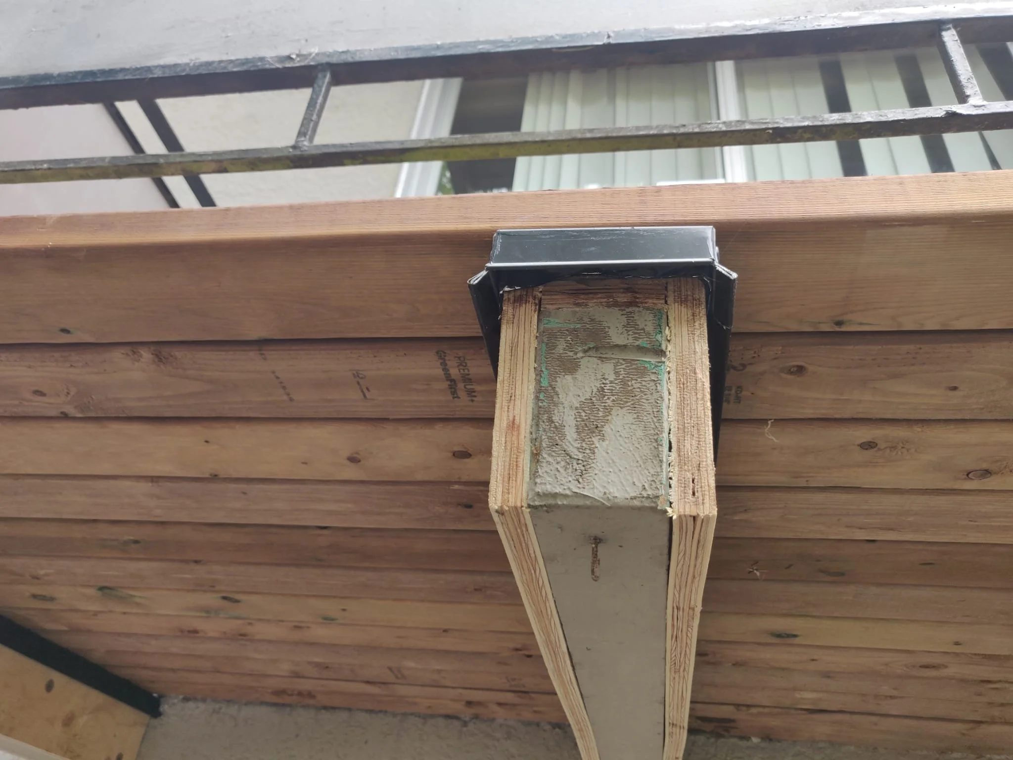 New waterproofing features are installed over the joists to prevent recurring water damage