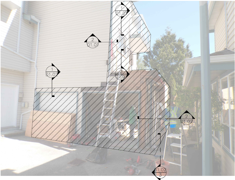 A general view of the repair area