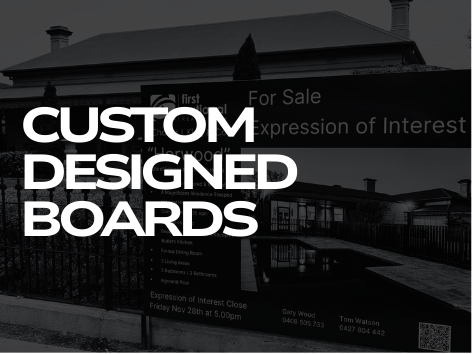 Custom designed boards