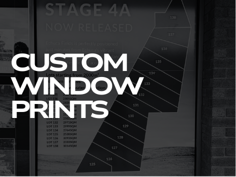 Custom window prints