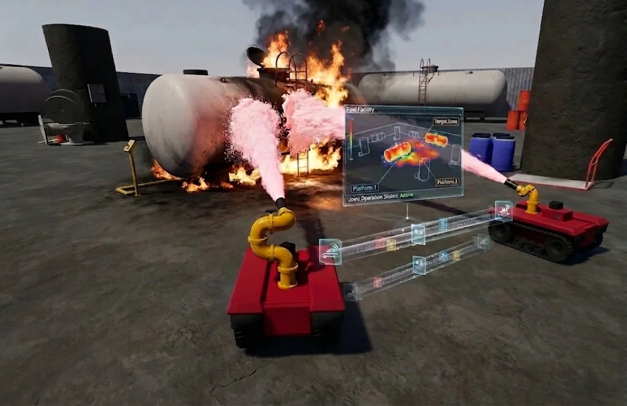 Multi-Agent Collaboration for Ground Robotics