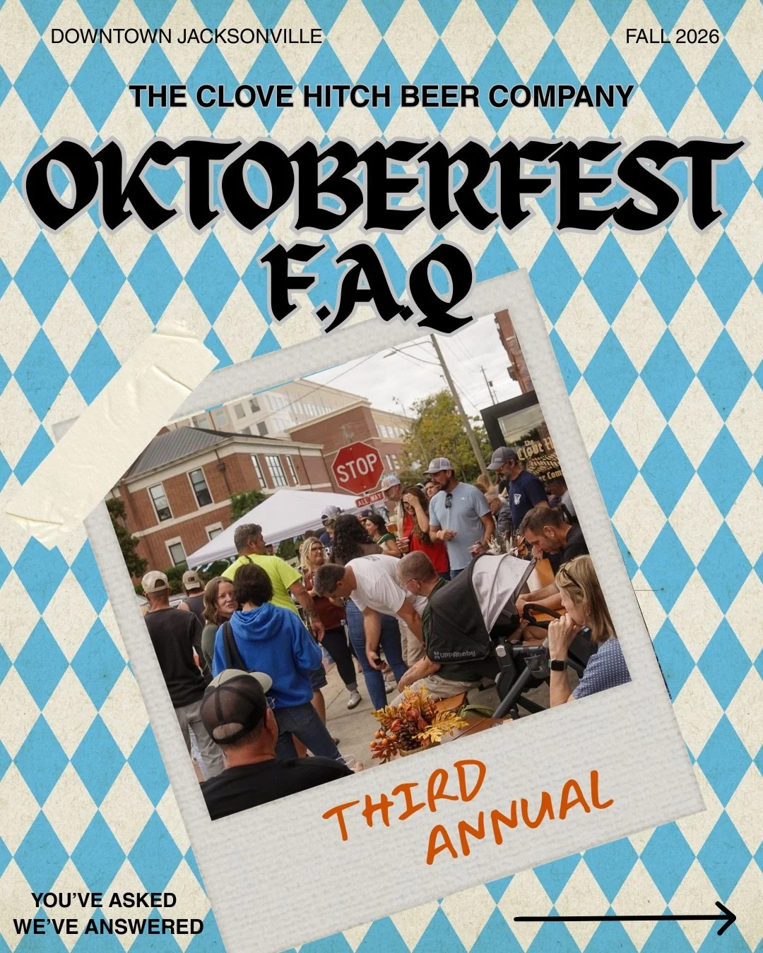 Let&rsquo;s talk! 

We&rsquo;ve been getting a lot of questions about Downtown Jacksonville Oktoberfest, so here&rsquo;s your answers!