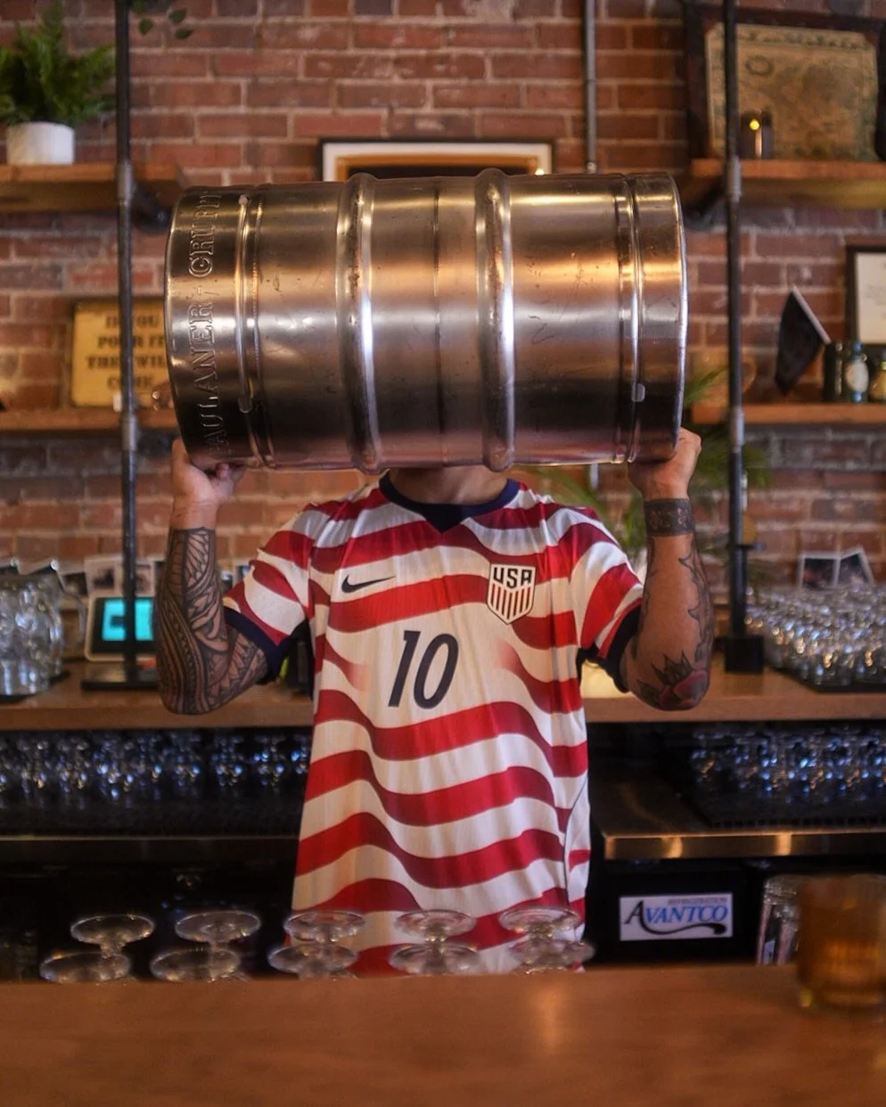 We&rsquo;re getting PUMPED for the World Cup! 

Join us in our Piazza Room as we cheer on the Men&rsquo;s National Team as they take on Paraguay tomorrow at 9pm!

Grab the World Cup burger special at @overrulednc, enjoy $3 Can Specials &amp; $4 @noda