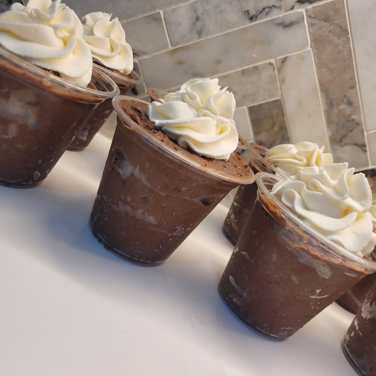 New look same great taste!!! Check out our freshly made espresso brownie cups @Prep&amp;Crave 

Other items have been restocked 
-cinnamon rolls
-strawberry shortcake 
-chocolate chip cookies