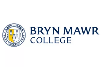 Bryn Mawr College logo with text.