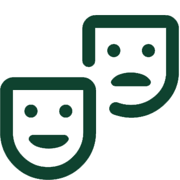 theater masks icon