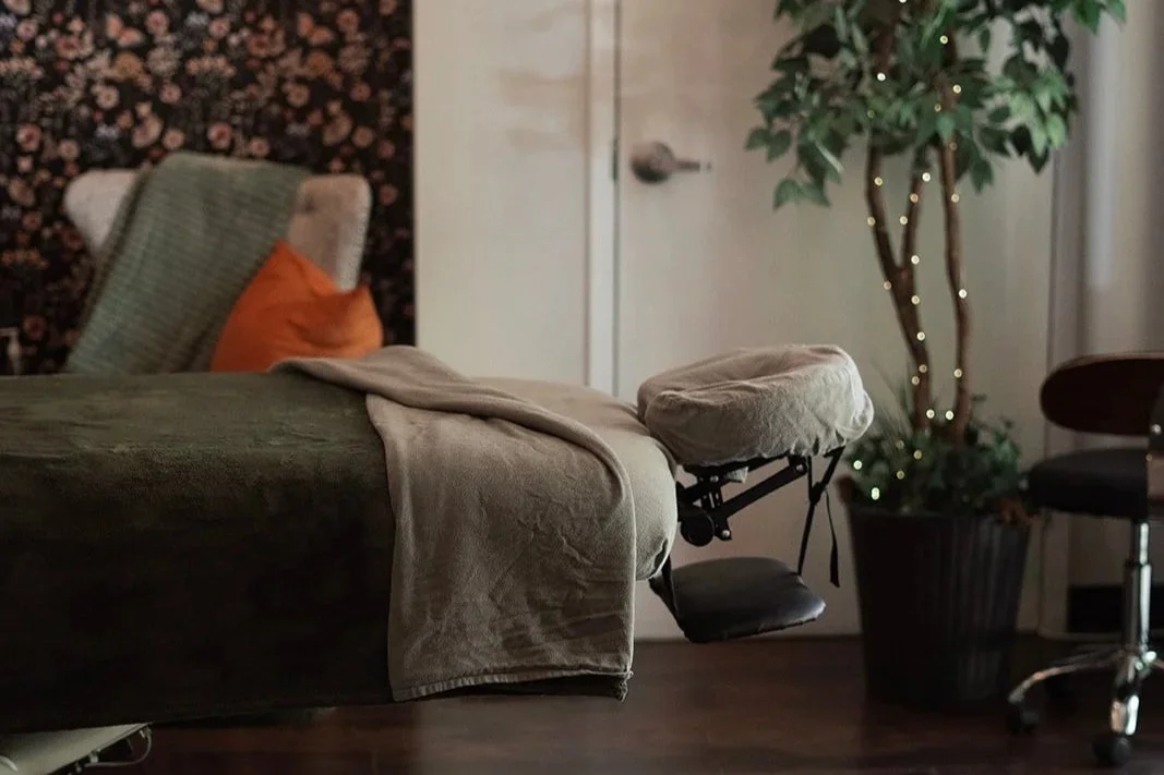 One of our peaceful massage rooms.