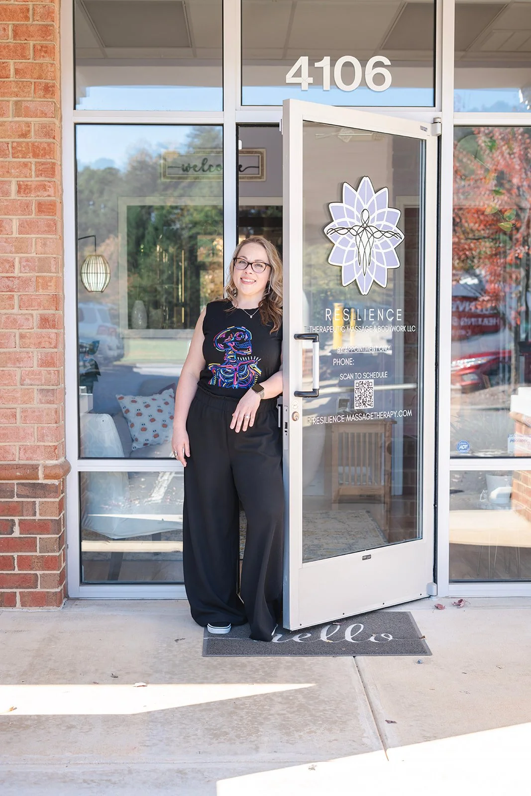 Melanie Morris, Owner of Resilience Therapeutic Massage.