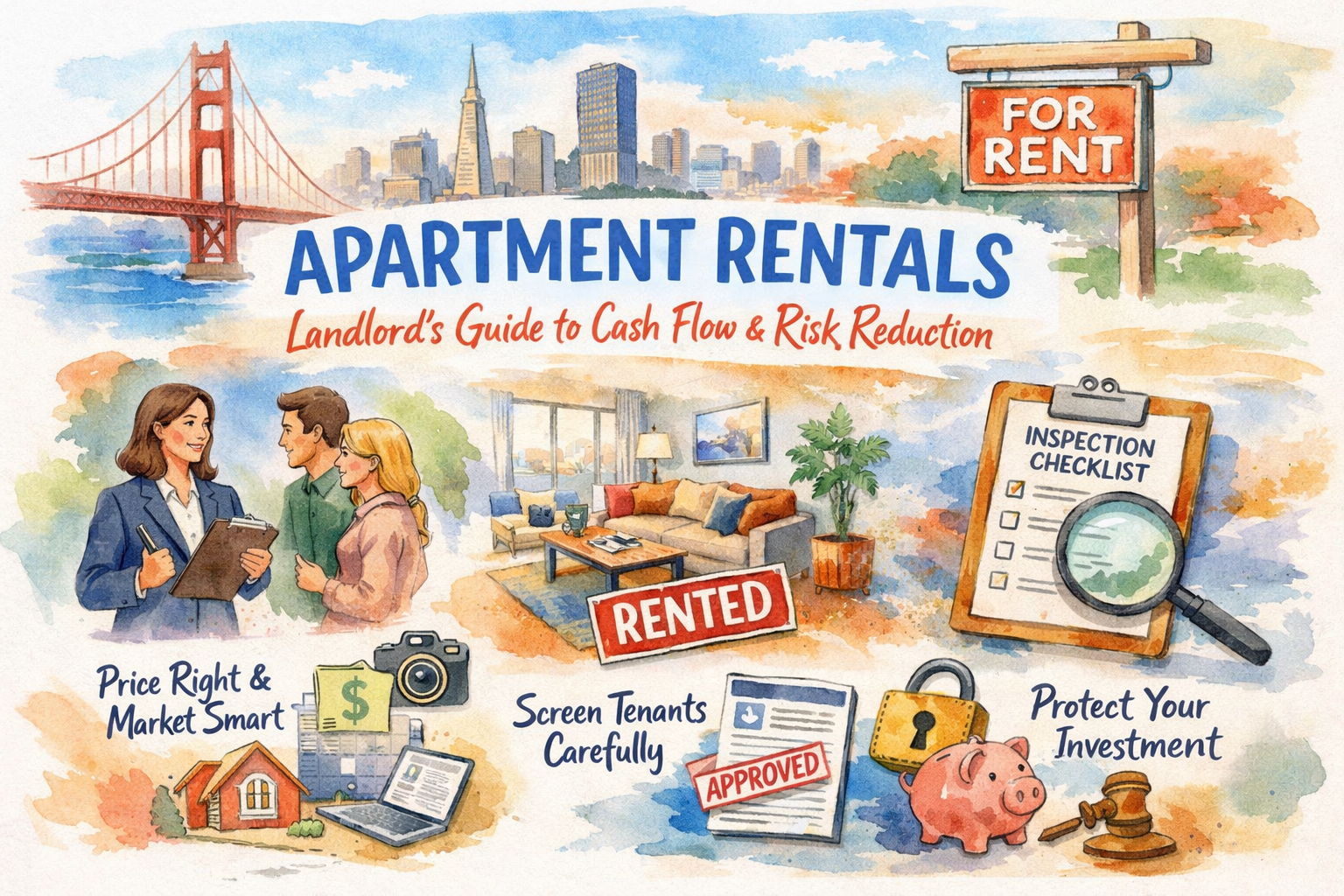 Renting Out Your Apartment in San Francisco: A Landlord’s Guide to Protecting Cash Flow and Reducing Risk