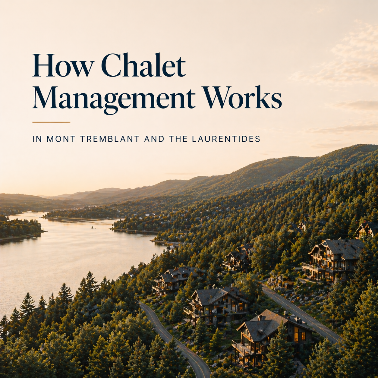 How Chalet Management Works in Mont-Tremblant &amp; the Laurentides