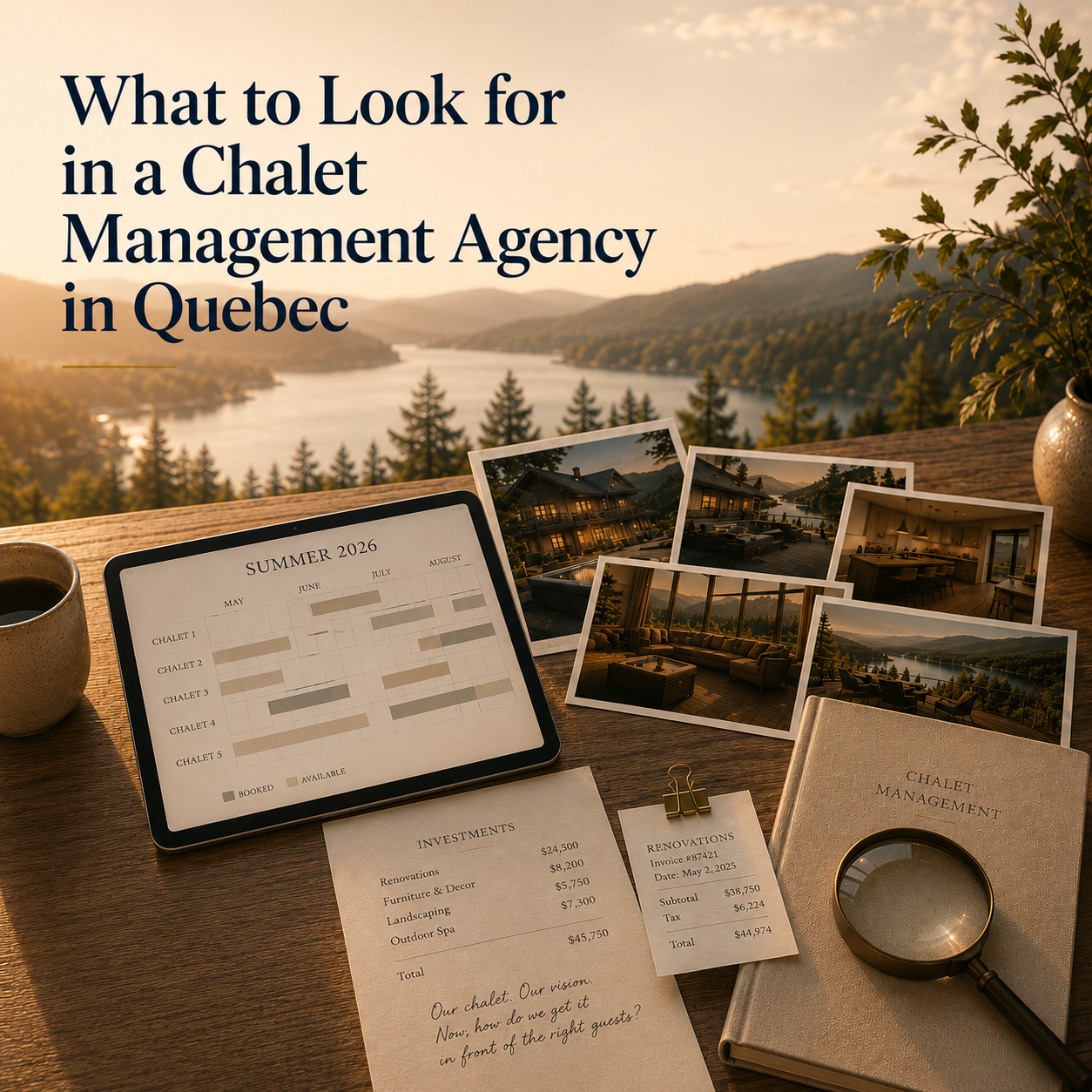 What to Look for in a Chalet Management Agency in Quebec