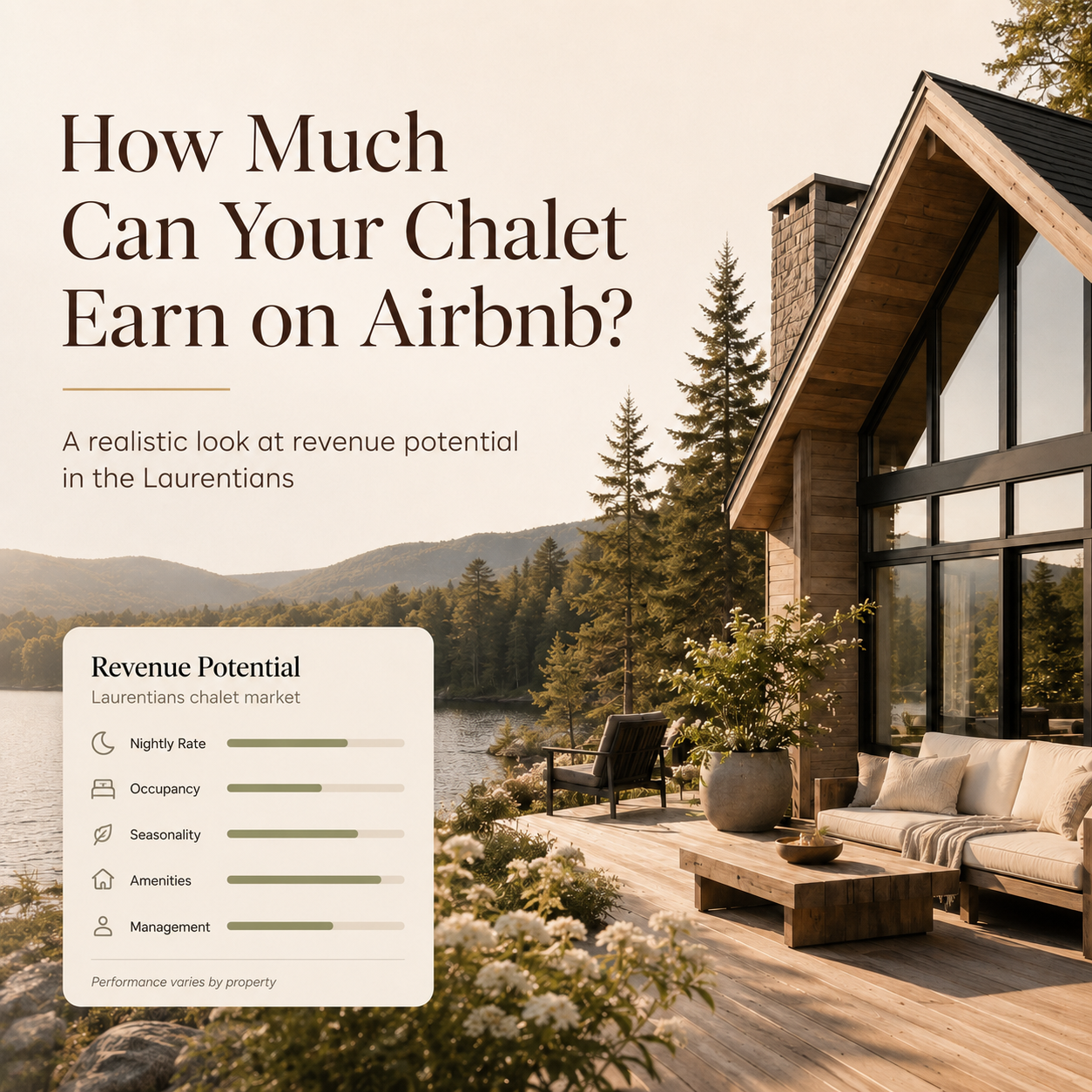 How Much Can Your Mont-Tremblant Chalet Earn on Airbnb?