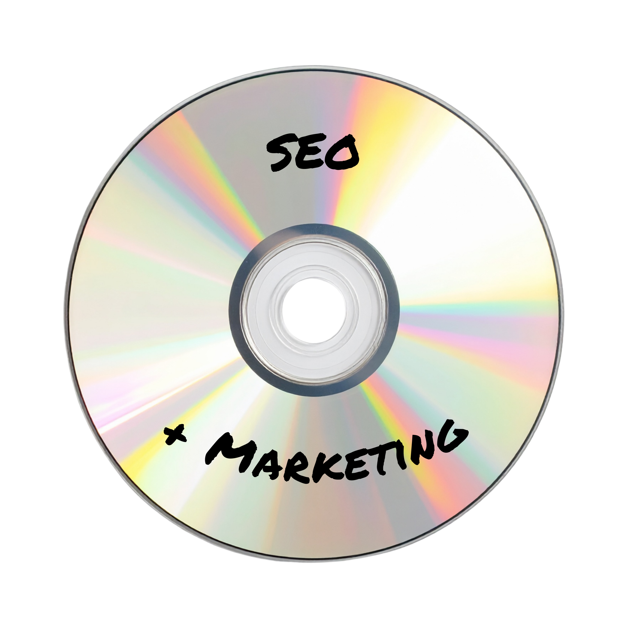 CD labeled "SEO'" and "Marketing" 
