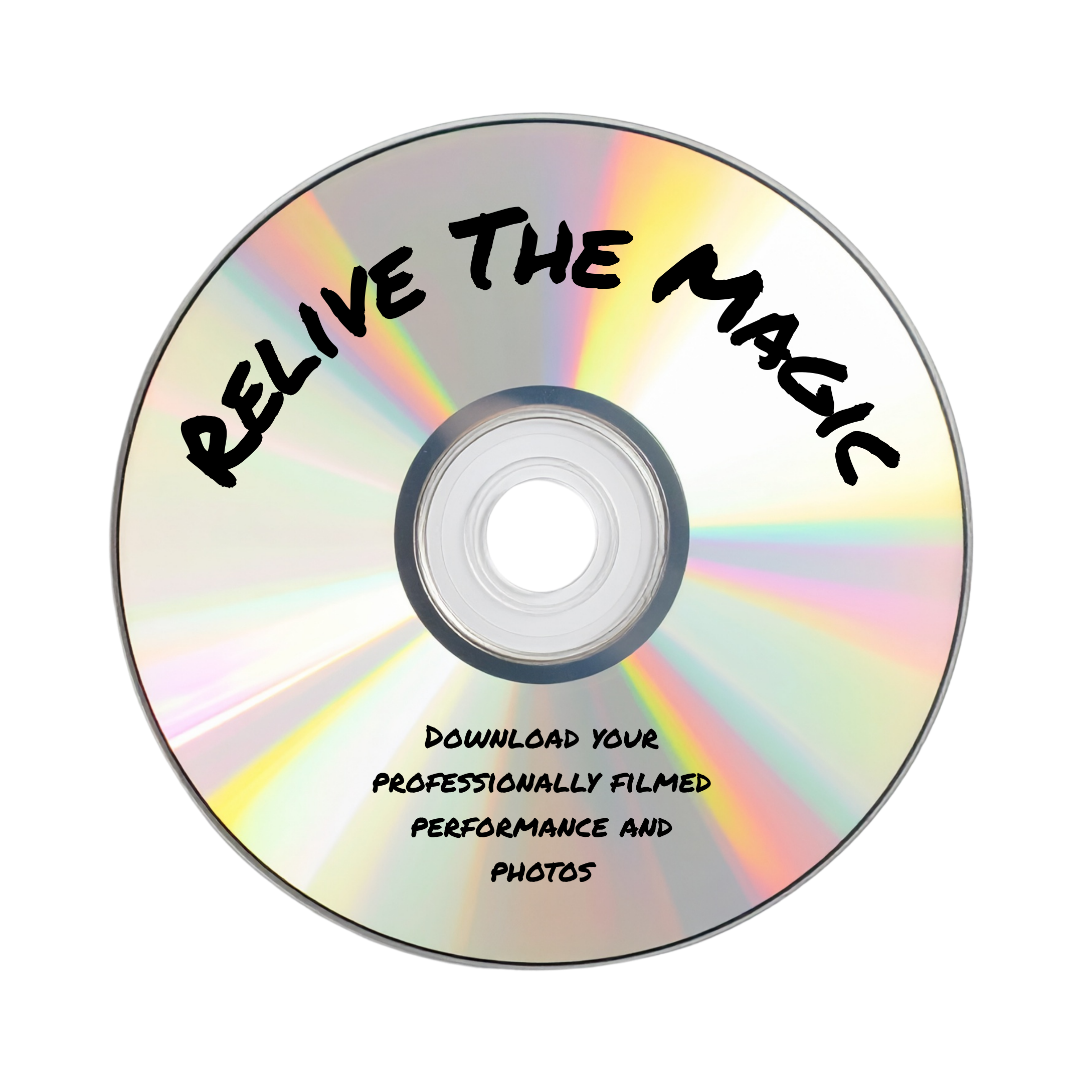 CD labeled "Relive the Magic" 