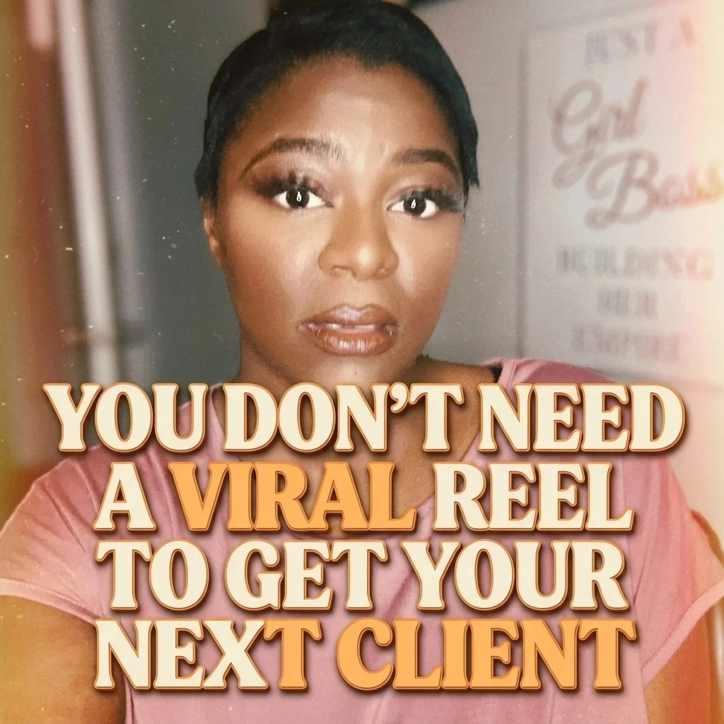 What if the algorithm isn't your boss?

Maybe you&rsquo;ve been spending hours editing that one reel.
The one that&rsquo;s supposed to make you "visible."
The one you hope will finally bring in that next client.

But truthfully?
You don&rsq