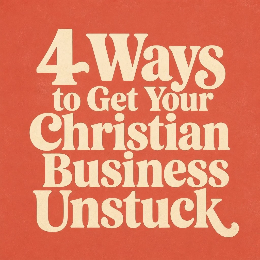Building a brand as a woman of faith doesn't mean you have to be the loudest in the room. It means being the most authentic.

Here are 4 ways to get your business moving again:

1️⃣ Be Authentic
2️⃣ Focus on Impact
3️⃣ Build Community
4️⃣ Stay Consis