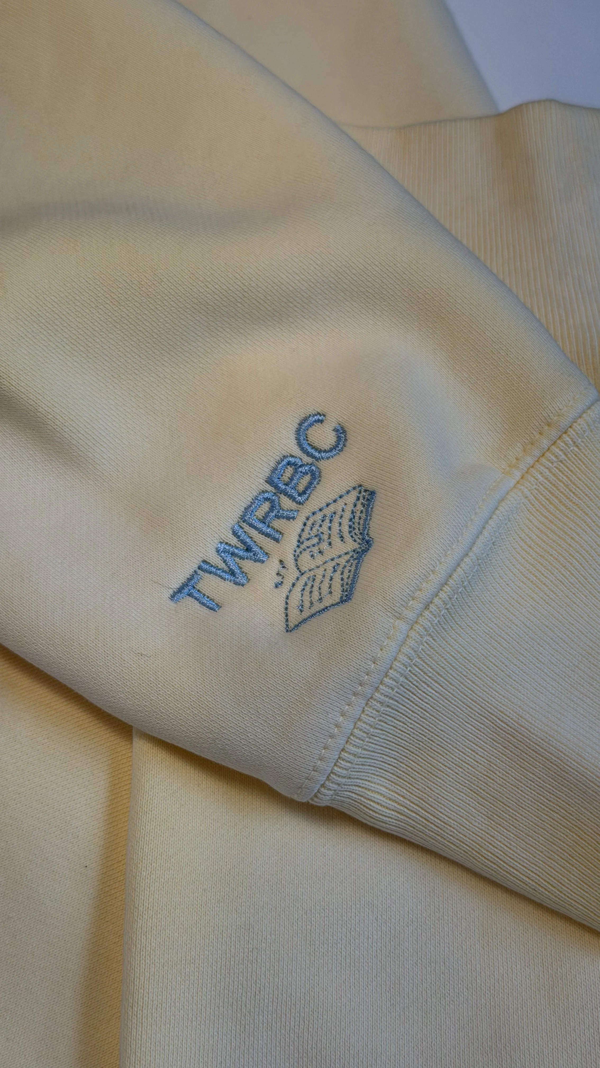 Hoodie or Crewneck add on "TWRBC + Book Icon"
