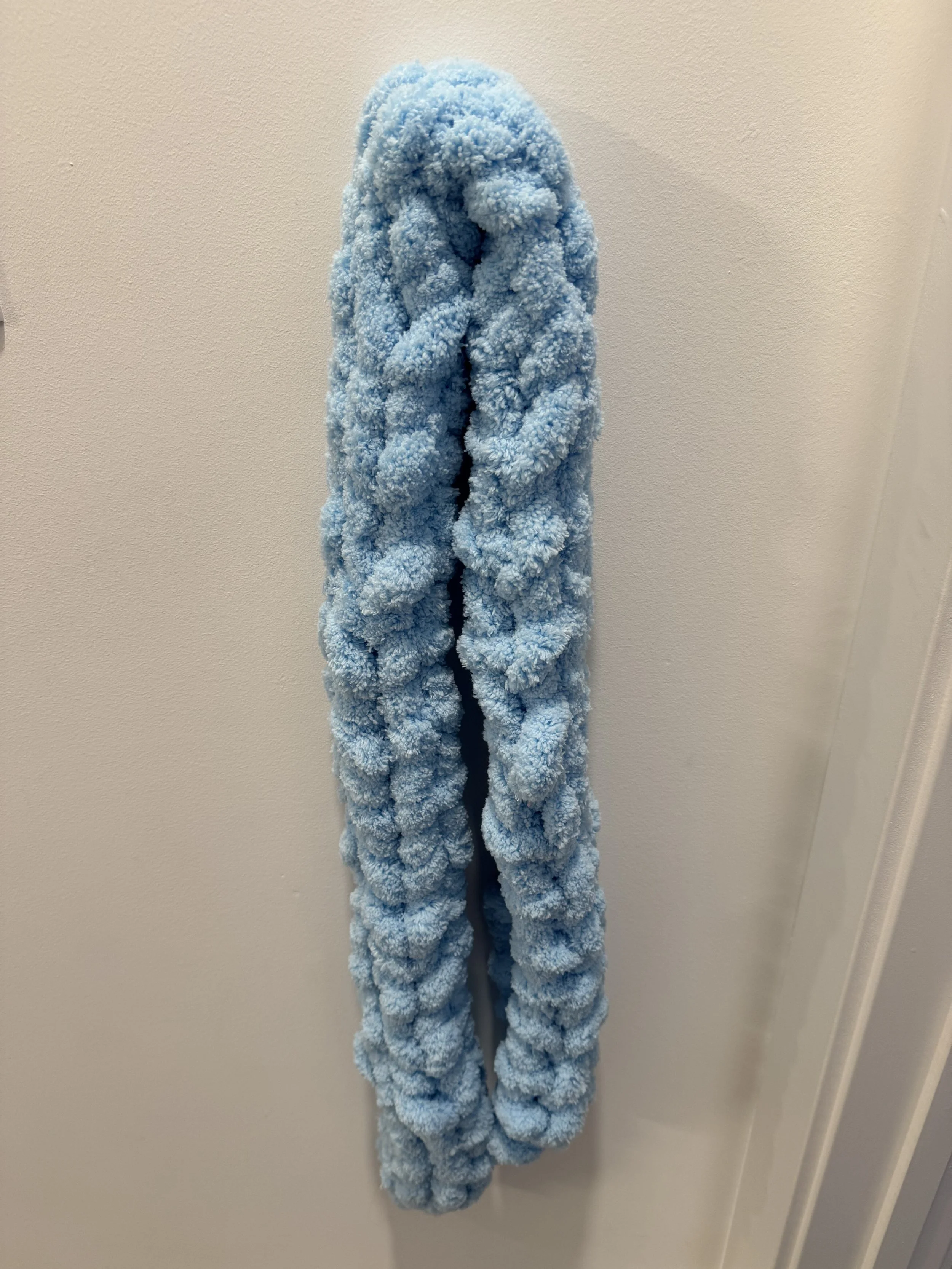 Handmade knitted scarves