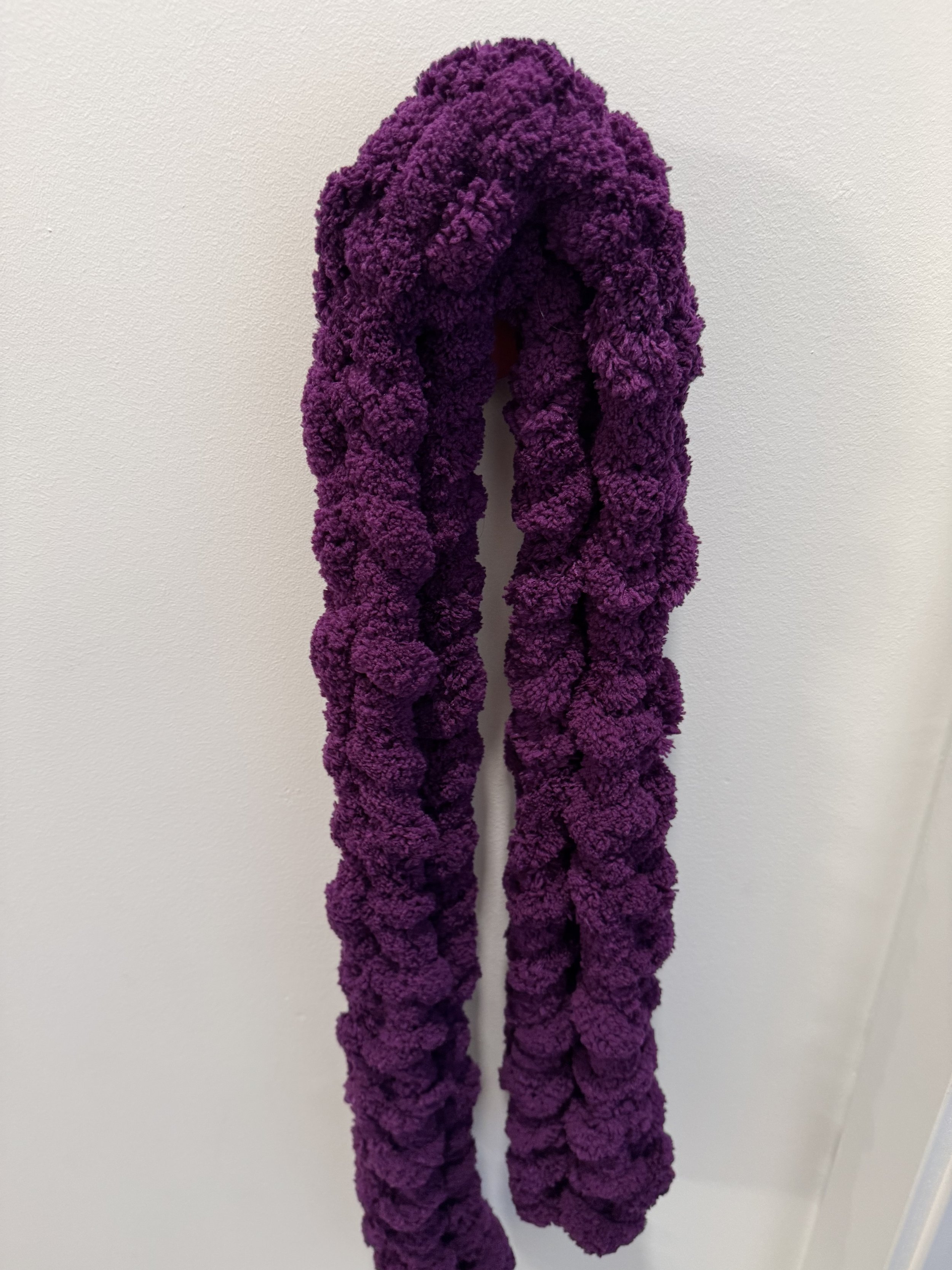 Handmade knitted scarves