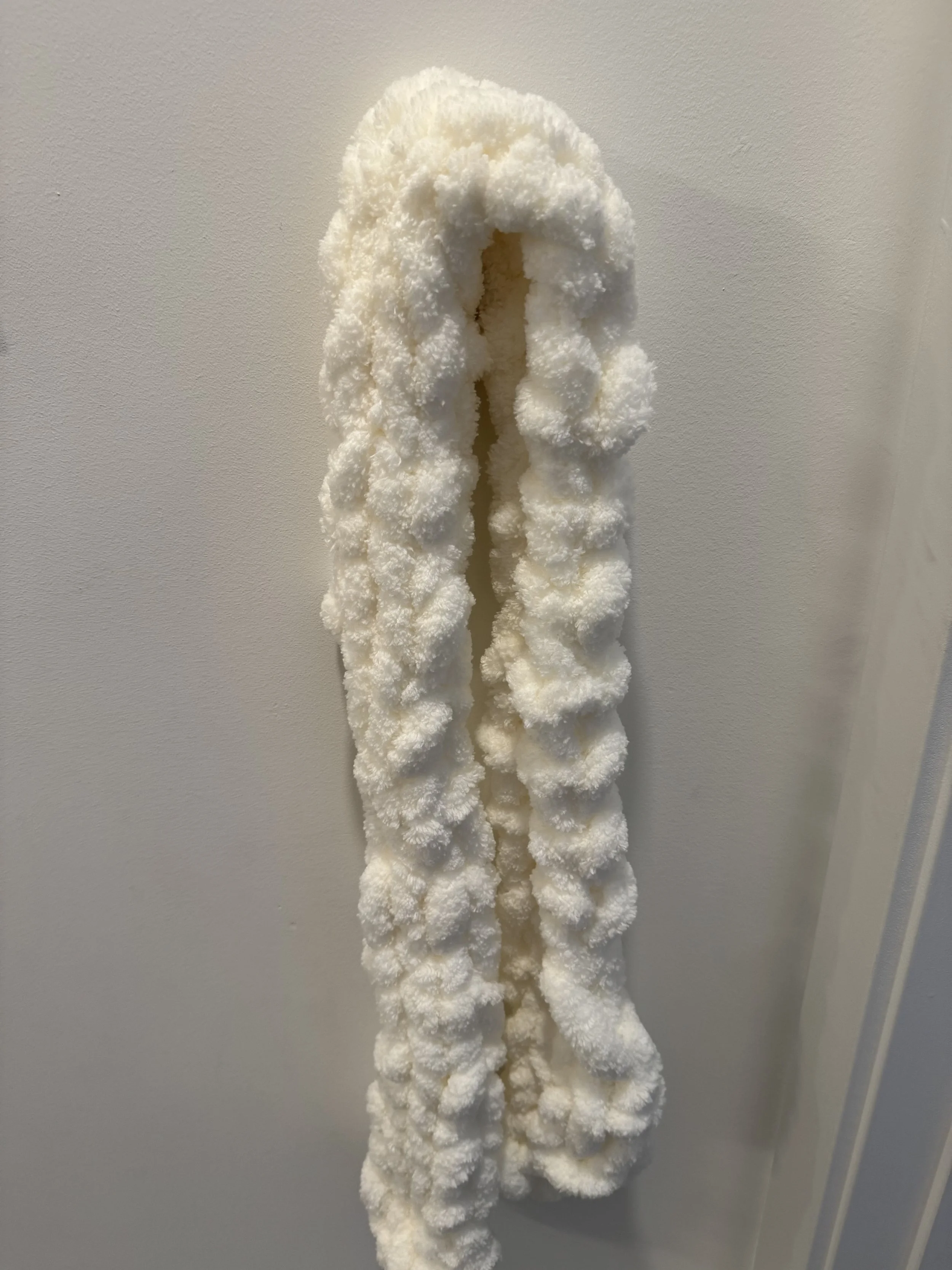 Handmade knitted scarves