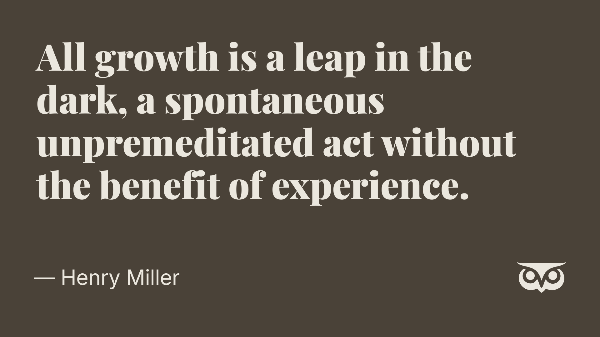 Roots before Fruit;  Why Change Can Feel Like Nothing
