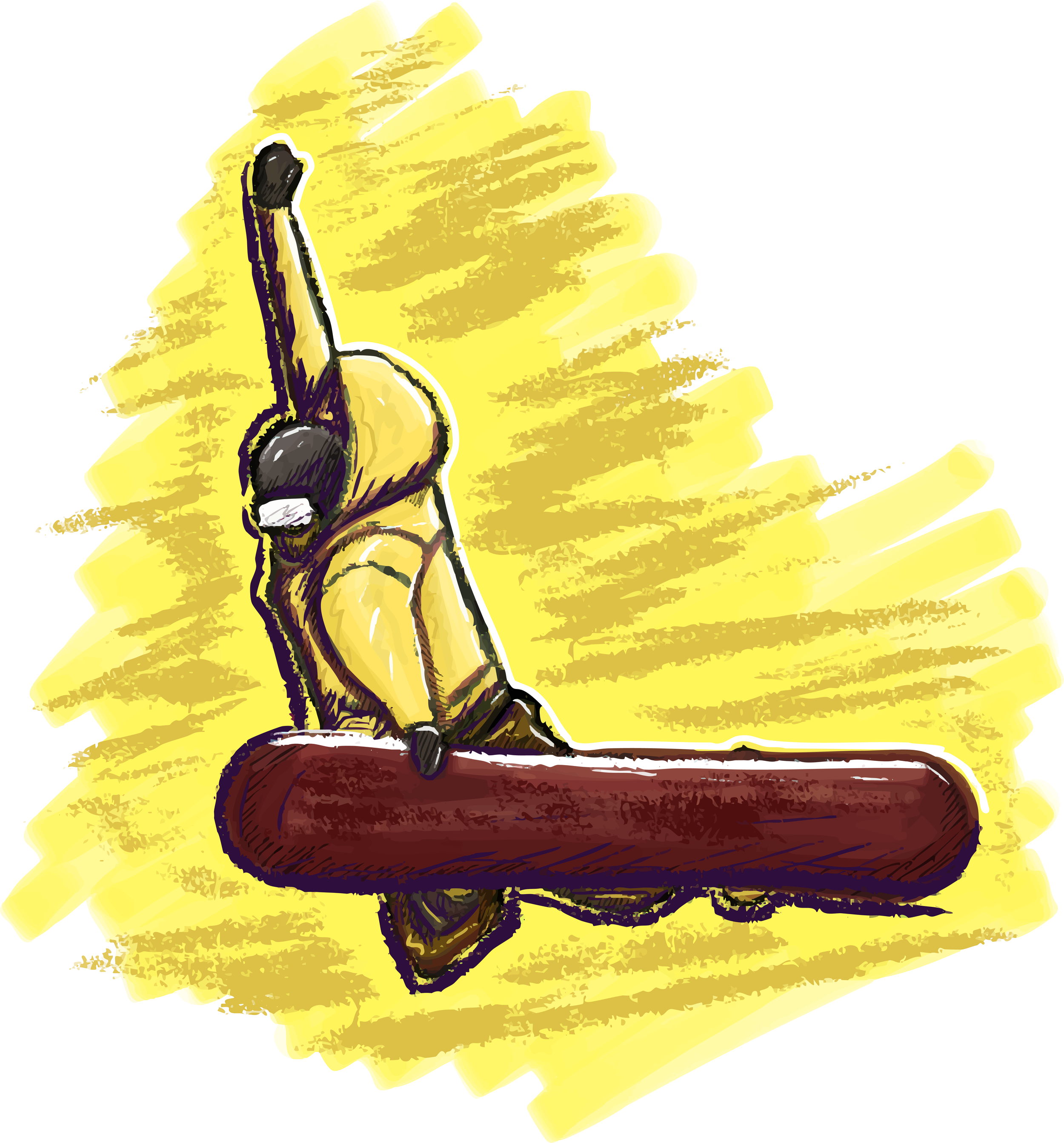 Method Grab Snowboard Sticker