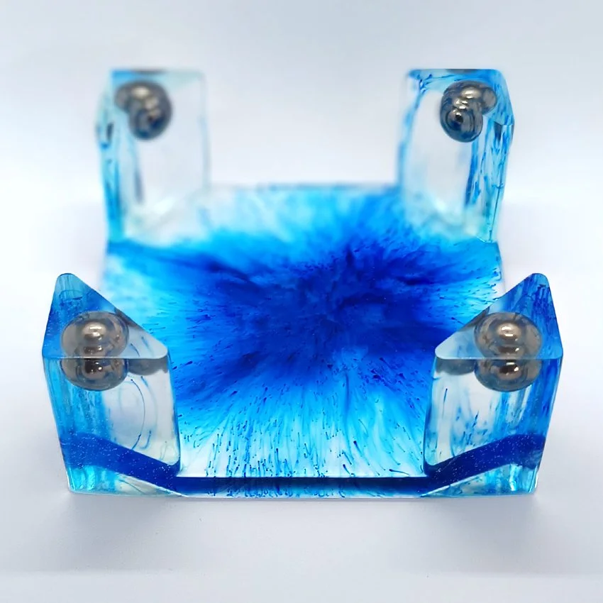 support de stockage pour sous-verre en liege flipper pinball arcade musique instrument de musique et music guitare decoration stockage sous-bock Bleu