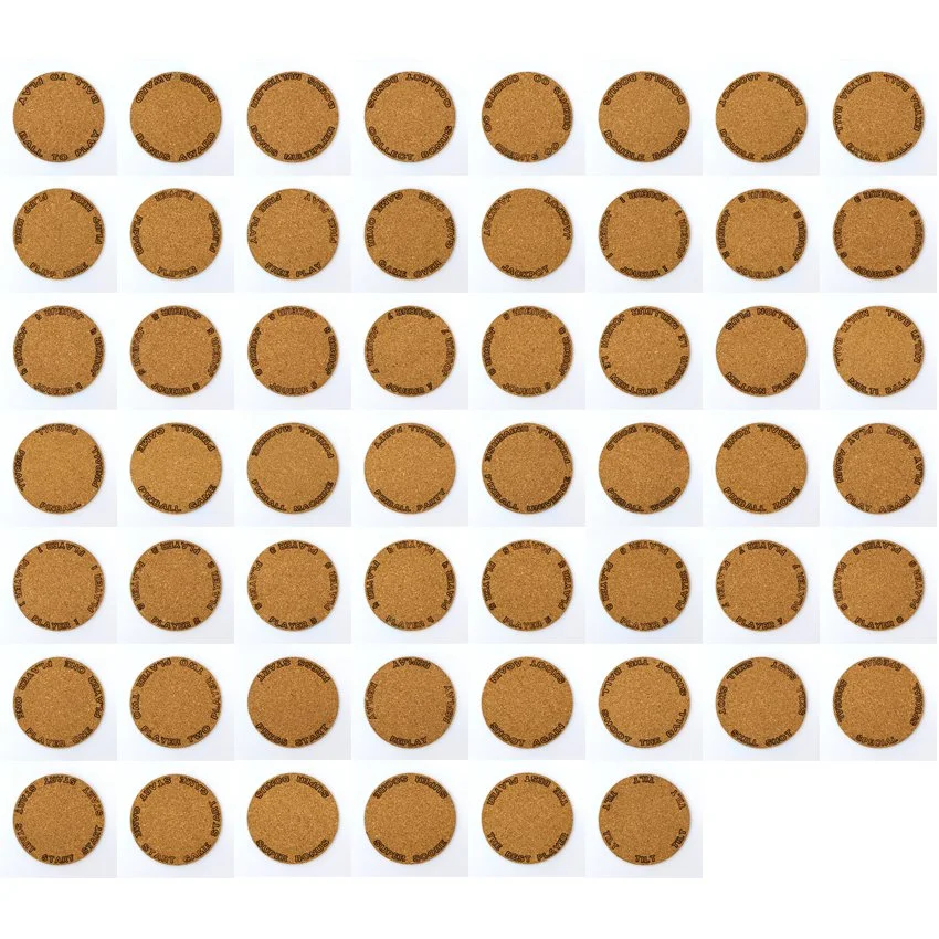 Sous-verre flipper pinball slogan au choix, sous-bock décoratif inspiré des pinball machines avec slogans iconiques Extra Ball, Game Over, Jackpot, Multiball, Tilt, décoration flipper, idée cadeau