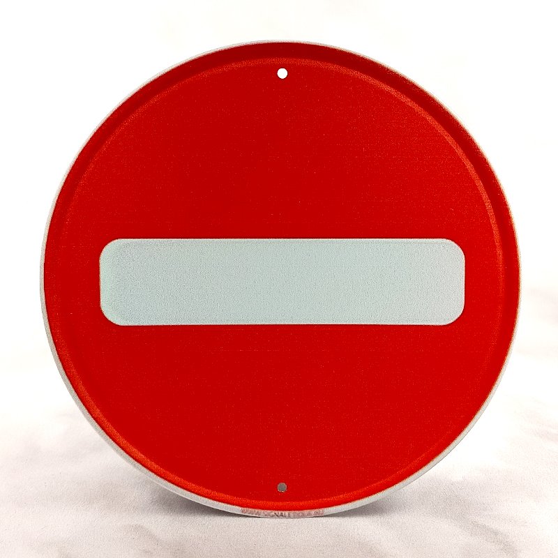 Plaque Métal Vintage Gamer et Gaming SENS INTERDIT
