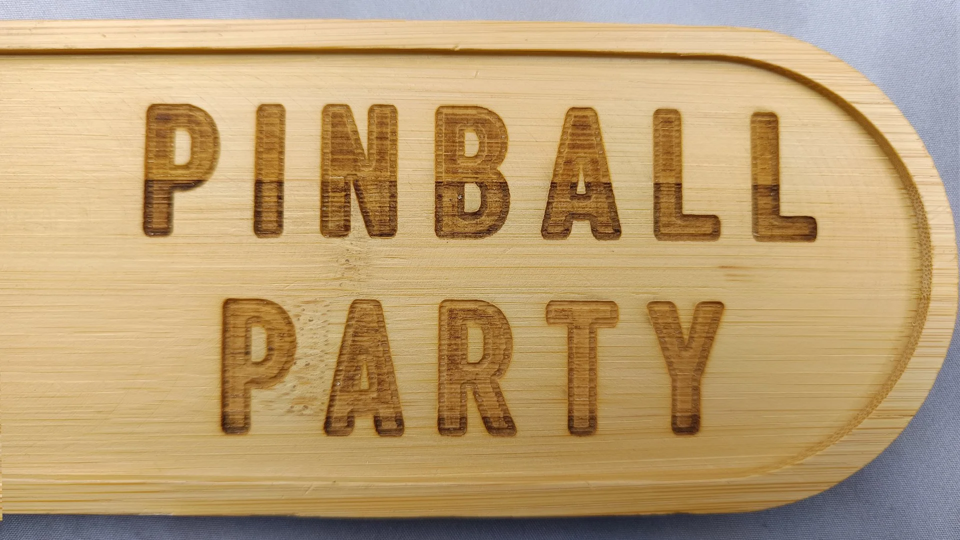 Plateau décoratif (Applique) Flipper - Bambou 24 cm