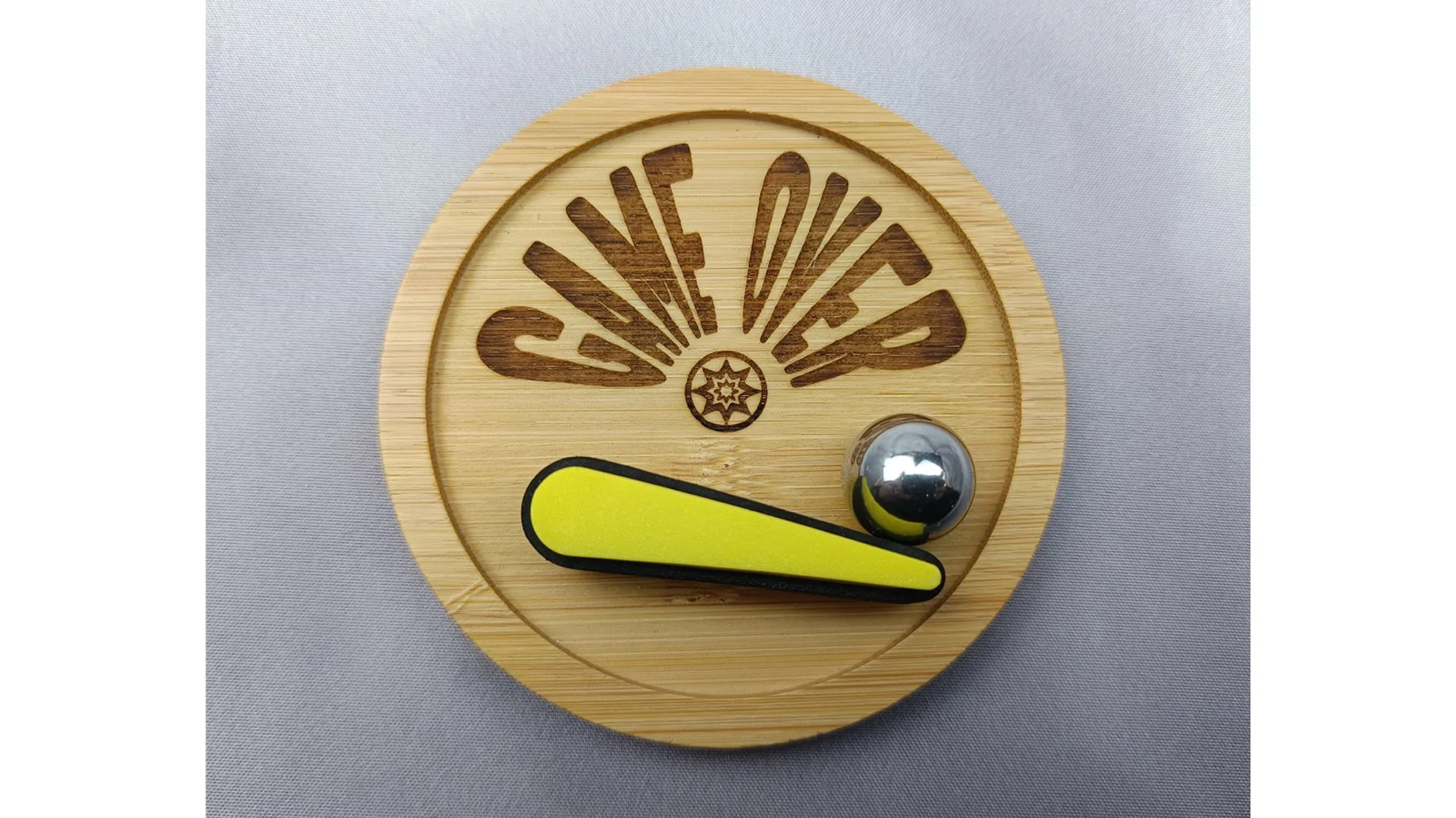 Plateau décoratif Flipper - Bambou Rond 8 cm