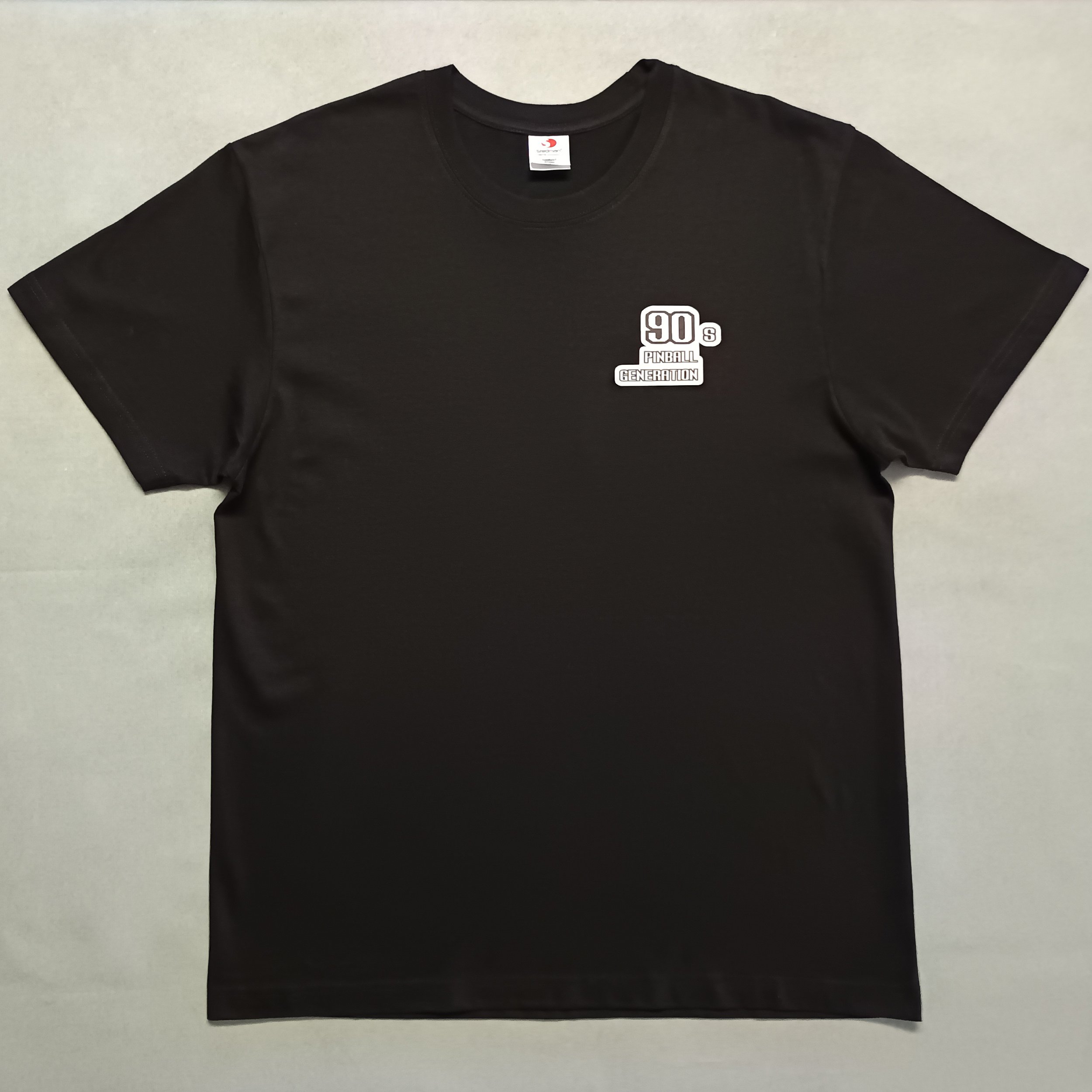 2073009165 T-Shirt 1990 Generation Pinball_V7 BLANC Fd.NOIR A.jpg