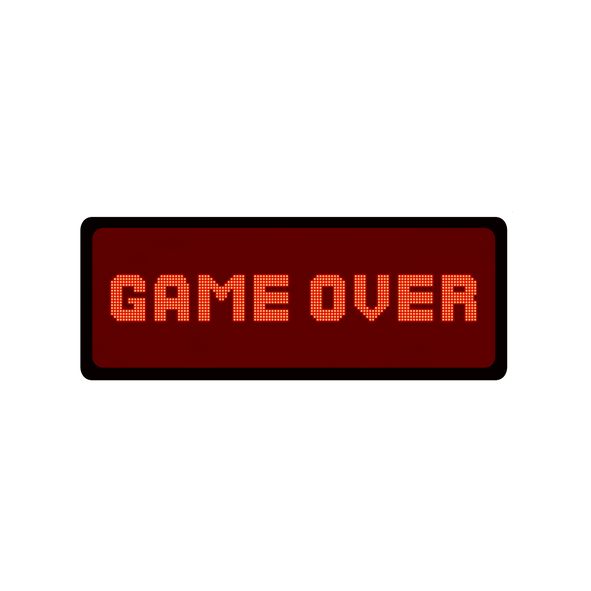 2073007057 T-Shirt DOT MATRIX - GAME OVER Photo Produit C PM.png