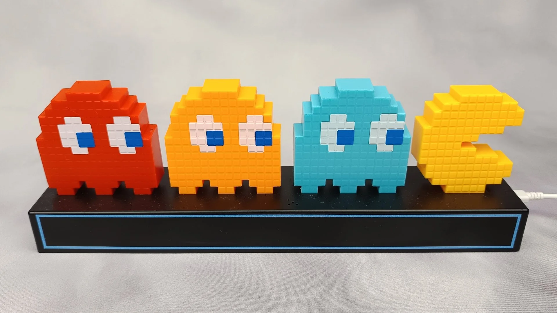 Lampe Led Vidéo Arcade - PACMAN (Pac-Man) 3D Pixels Fantômes 30cm