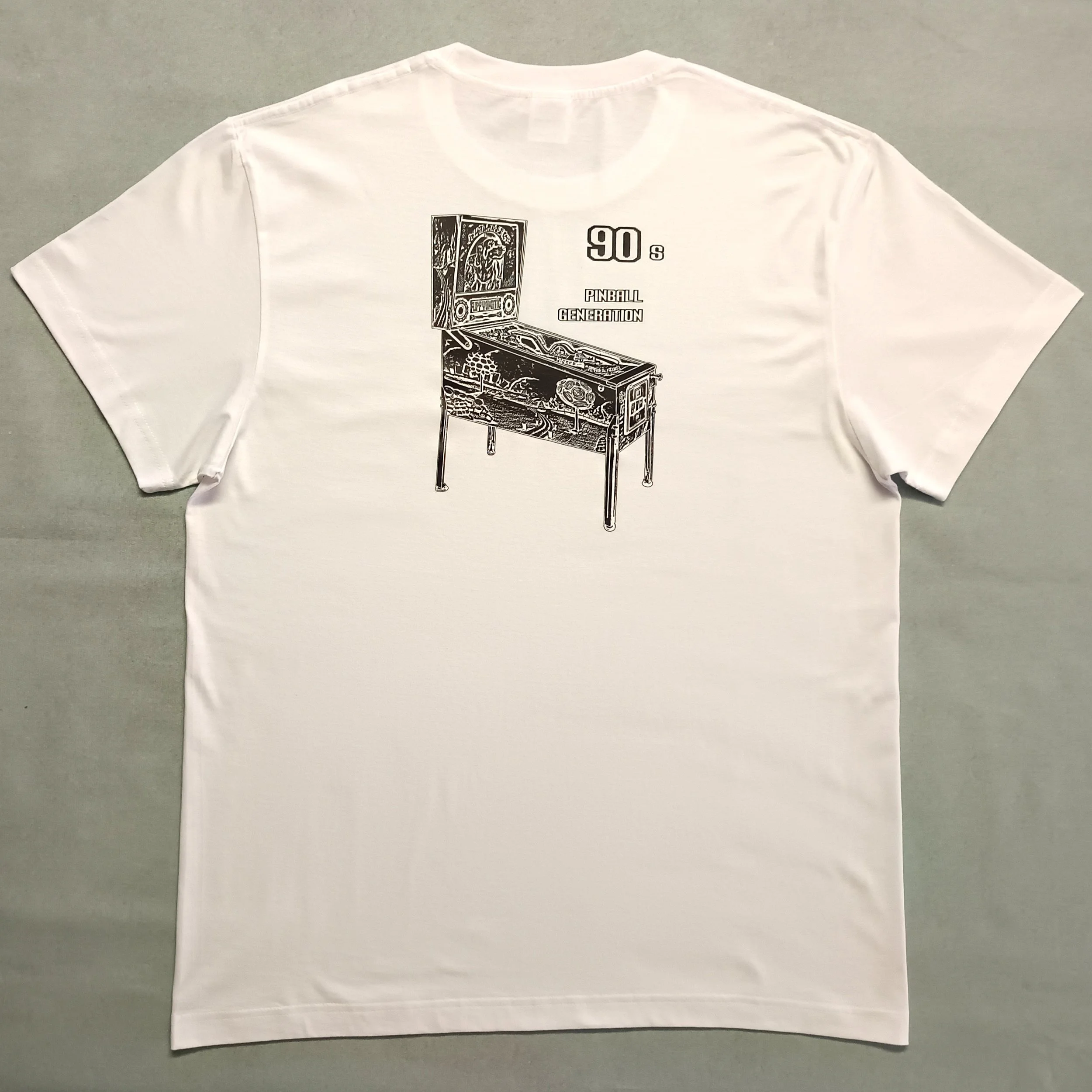 2073009175 T-Shirt 1990 Generation Pinball_V7 NOIR Fd.BLANC B.jpg