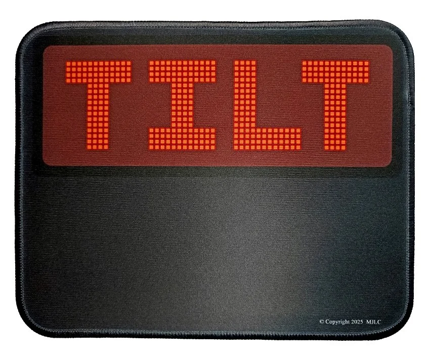 Tapis de souris thème jeux de café, flipper pinball, billard, jukebox, video borne arcade, visuel pinball dynamique pour bureau informatique ou espace gaming, esprit arcade et culture rétro.