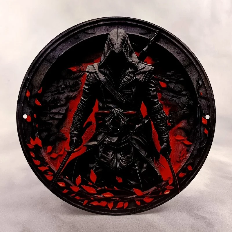 Plaque Métal Vintage Arcade et Gaming ASSASSIN's CREED Desmond Miles