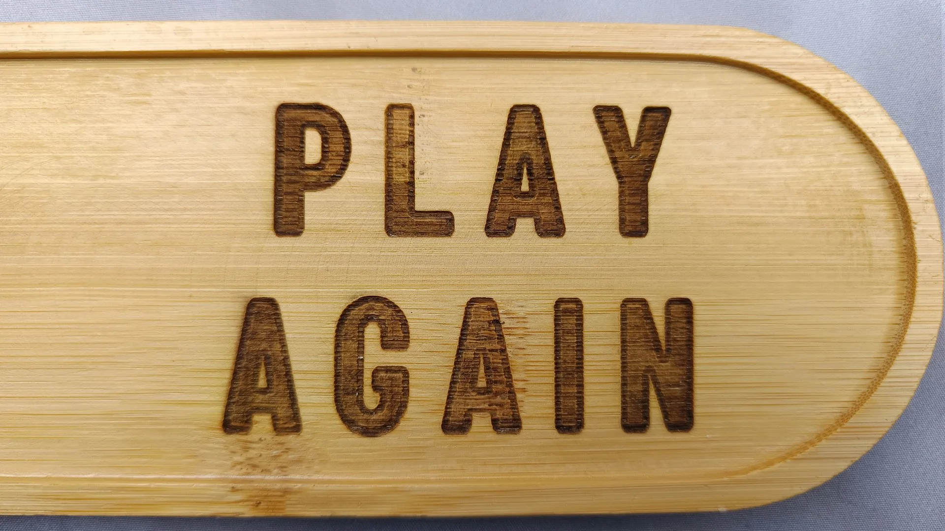 Plateau décoratif (Applique) Flipper - Bambou 24 cm