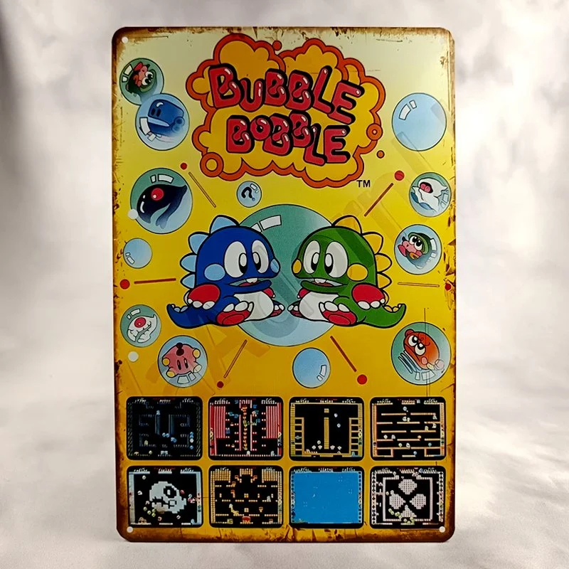 2050202345 BUBBLE BOBBLE Fond Jaune mini Screen Game Vieilli.jpg