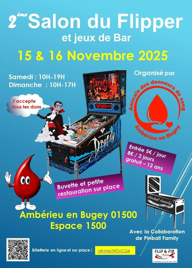 MJLC au Salon du Flipper d'Ambérieu-en-Bugey