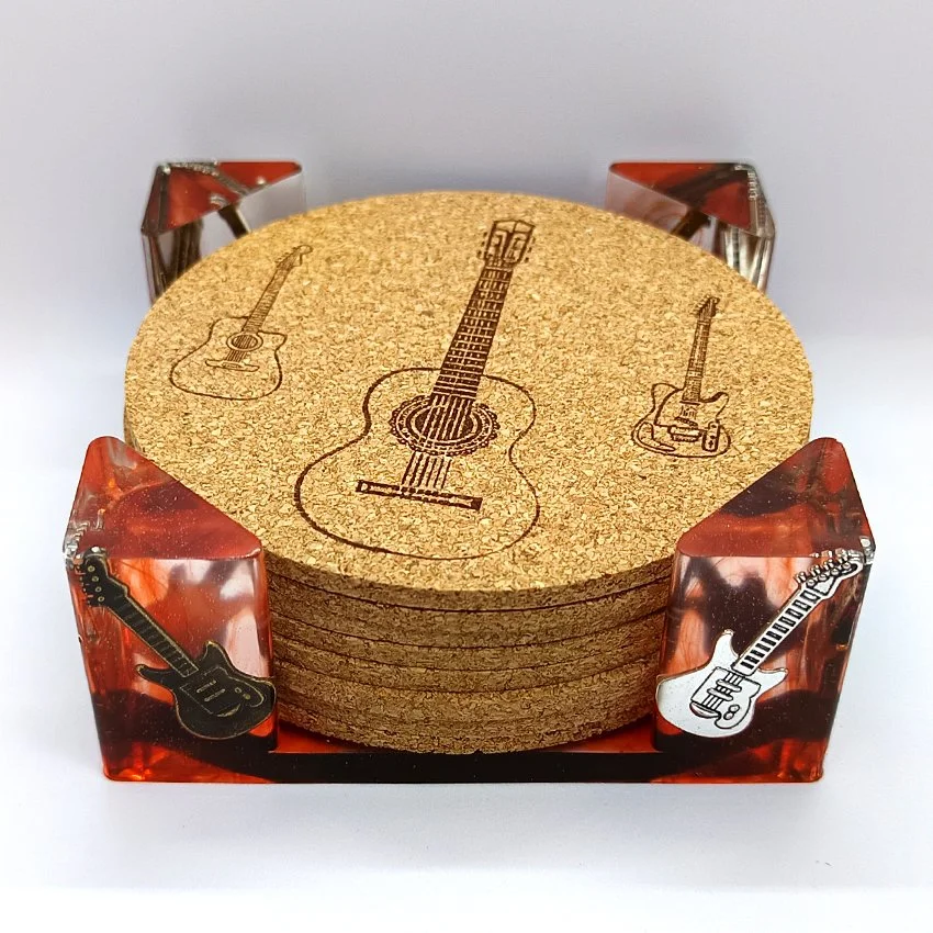 support de sous-verre flipper pinball arcade musique instrument music guitare décoration stockage sous-bock