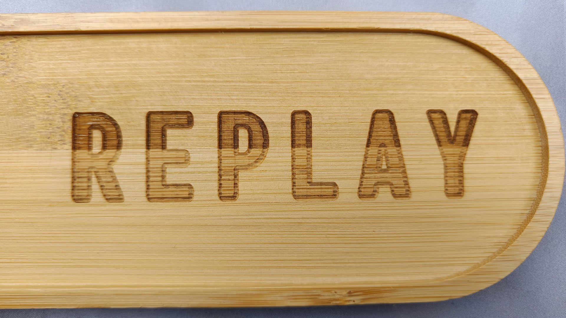 Plateau décoratif (Applique) Flipper - Bambou 24 cm