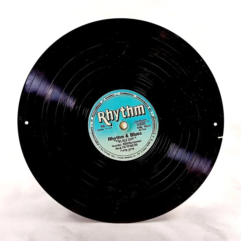 Plaque Métal Vintage Jukebox & Musique MUSIC DISQUE VINYLE Rythme